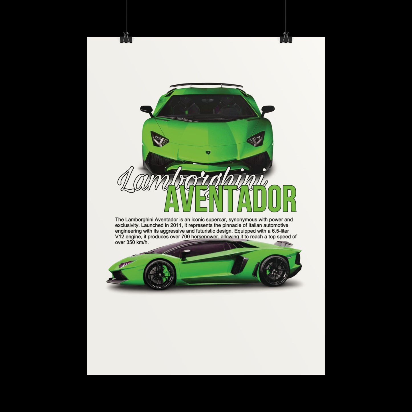 Poster Lamborghini Aventador