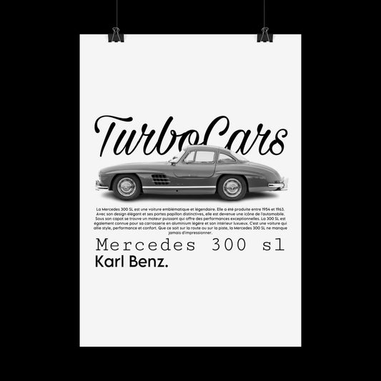 Poster Mercedes 300sl